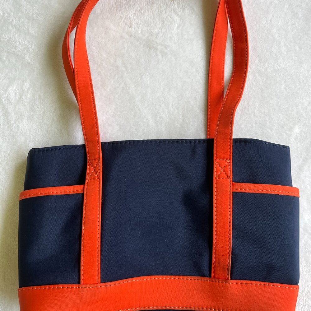 3/$30 🌟 Auburn Tigers Navy & Orange Shoulder Tote Bag - Picture 6 of 8